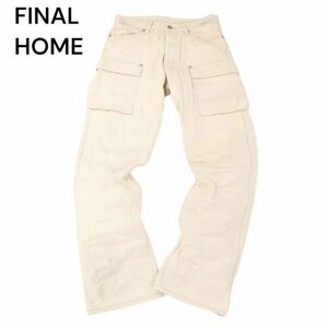 FINAL HOME ファイナルホーム 通年 フラップポケット★ ミリタリー カーゴ パンツ Sz.M　メンズ　I4B00349_2#R