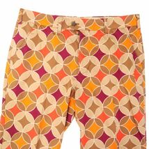 LOUDMOUTH ラウドマウス 通年 総柄デザイン★ ストレッチ スラックス パンツ Sz.36　メンズ ゴルフ 大きいサイズ　I4B00386_2#R_画像3