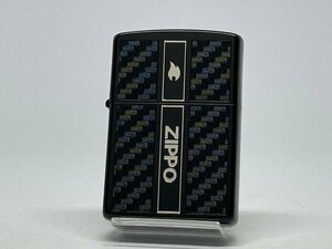 送料無料 ZIPPO[ジッポー]アーマー 両面加工 カーボンシリーズ ver.2 ブラック 2BK-BKCARBONZ