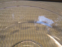 《和》　アンティークガラス鉢　2点セット　明治期　小鉢　深鉢　カットガラス・白線_画像6
