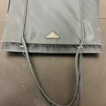 1000円スタート【中古】PRADA プラダ ナイロンバッグ レディース 小物 ハンドバッグ ブラック アクセサリー トート 黒_画像8