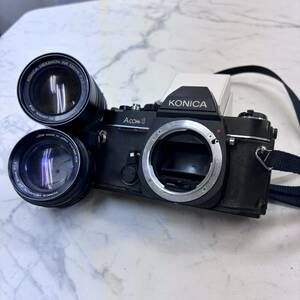 1000円スタート【中古】KONICA ACOM-1 コニカ HEXANON 135mm f3.5 レンズ付き