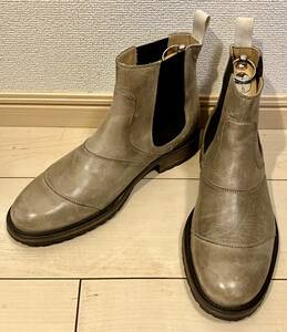 belstaff ベルスタッフ サイドゴア チェルシー ブーツ ハンドパティーヌ / green lobb weston trickers alden