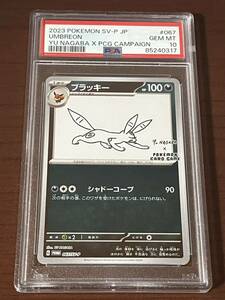 PSA10鑑定品 ポケカ ポケモンカード ブラッキー 067/SV-P その他 大量出品中！Japanese pokemon NAGABA 長場雄 プロモ YU 