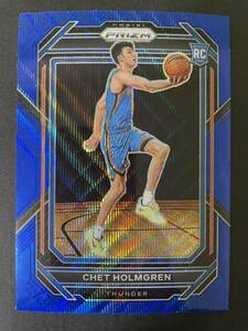 2022-23 Panini prizm chet holmgren blue wave RC アジア限定パラレルルーキーカード　NBAカード　大活躍！ホルムグレン