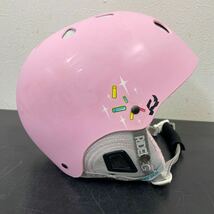 錬b#69 キッズ RIDE ライド ヘルメット 50-54cm XS 軽量（約480ｇ） スキー スノーボード ゴーグル用ストッパー付き ピンク 子供_画像5
