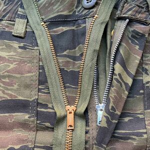 軍パン修理用SCOVILLフロントジッパー交換 スコビル ファスナー 米軍 ビンテージ CONMARベイカーパンツTALONタロン ミリタリーM-65軍物