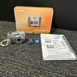 動作品 Canon PowerShot A570 IS コンパクトデジタルカメラ 単三電池式 パワーショット　キャノン