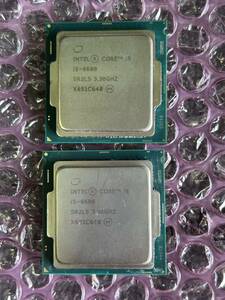 Intel Core i5-6600 CPU インテル　2個セット