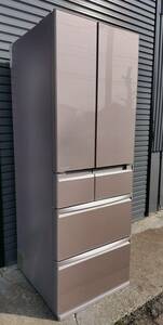 86[ Aichi store * cleaning settled ] Mitsubishi freezing refrigerator 525L French door both opening 6 door MR-WX53Y-P2 2015 year made receipt welcome *