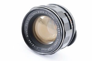 【良品】ペンタックス Pentax Super Takumar 55mm F/1.8 大口径 単焦点レンズ M42マウント 試写・動作確認済み！2070417