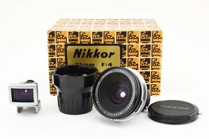 [ super-rare beautiful goods ] Nikon Nikon Nikkor-O 2.1cm 21mm F/4 high class wide-angle single burnt point lens F mount ..* operation verification ending!2075774