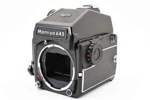 【美品】マミヤ Mamiya M645 1000S 6x4.5 中判カメラ AEファインダー & 120バック 動作確認済み！2075792