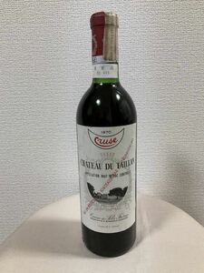 古酒超激レア！【54年熟成】1970年シャトー・デュ・タイヤン