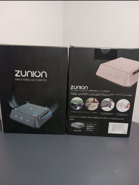 【新品2個セット】zunion ズニオン IA-200 コンパクト空気清浄機