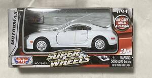 整理価格　未開封　MOTOR MAX SUPERWHEELS トヨタ　スープラ　1/43　モーターマックス　ミニカー