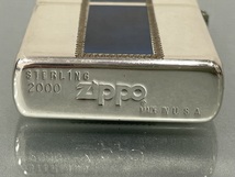 １円〜♪ZIPPO/ジッポ 純銀 スターリング シルバー　STERING 2000　 MADE IN U.S.A 火花OK/着火未確認_画像5