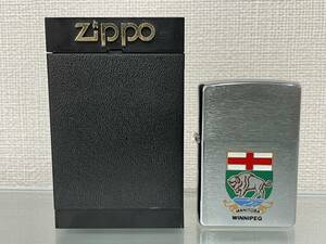 １円〜♪未使用・シール付き！ZIPPO/ジッポ BRADFORD .PA. MADE IN USA ジッポー ライター 州の紋章シリーズ　MANITOBA マニトバ州　