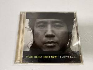  воспроизведение гарантия RIGHT HERE! RIGHT NOW! CD Fujii Fumiya 