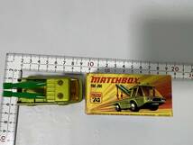 箱付 美品 1972年 マッチボックス スーパーファスト №74 当時物 ビンテージ Matchbox Superfast Toe Joe Tow Truck Green ENGLAND_画像2