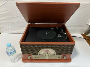 割と美品 完動品 動作確認済 ION AUDIO Superior LP ステレオスピーカー内蔵 カセットテープデッキ レコードプレーヤー