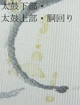 平和屋2■九寸名古屋帯　瓢箪　金糸　逸品　rt3585_画像7