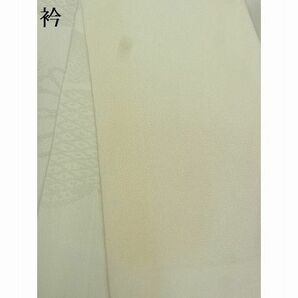 平和屋-こころ店■長襦袢 袷 雲重ね花文 さが美扱い 正絹 逸品 B-zg8552の画像6