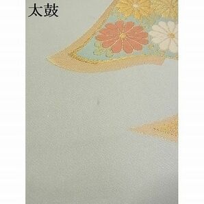 平和屋-こころ店■六通柄袋帯 唐織 束ね熨斗鳳凰花文 金糸 正絹 逸品 A-pf6534の画像6