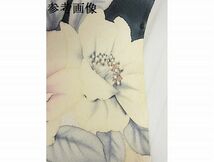 平和屋-こころ店■付下げ　反物　着尺　草花文　暈し染め　正絹　逸品　未使用　A-wj6575_画像10