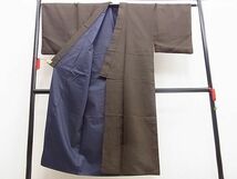 平和屋野田店■男性　お召　絣文様　逸品　n-yt0599_画像2