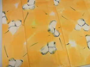 平和屋川間店■上質な小紋　手描き　舞花文　暈し染め　逸品　n-td0223
