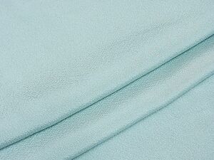 平和屋川間店■上質な色無地　白藍色　着丈153cm　裄丈63cm　正絹　逸品　B-ag2490