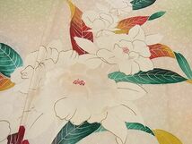 平和屋川間店■訪問着　刺繍　草花文　暈し染め　金彩　しつけ糸付き　逸品　yyy2774_画像6