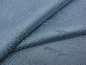 平和屋川間店■上質な色無地　松地紋　白藍色　逸品　未使用　n-mz3601