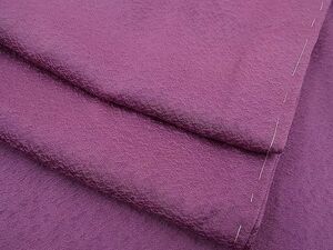 平和屋川間店■上質な色無地　紋意匠　紫鳶色　逸品　未使用　n-pk1894