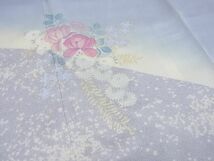 平和屋川間店■訪問着　手描き　駒刺繍　草花文　暈し染め　金彩　やまと誂製　逸品　n-sg1622_画像4