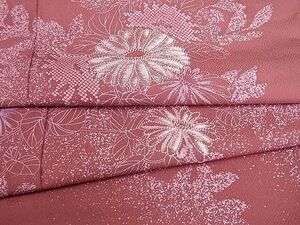 平和屋-こころ店◆訪問着　中国三大刺繍　相良刺繍　枝花文　暈し染め　着丈162.5cm　裄丈62.5cm　正絹　逸品　mop3162