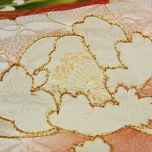 平和屋-こころ店■豪華振袖 駒刺繍 草花文 金彩 着丈165cm 裄丈66cm 正絹 逸品 B-oa8311の画像5