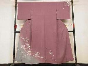 平和屋-こころ店■中村玉緒　訪問着　舞桜　花弁　金彩　やまと誂製　着丈152cm　裄丈65cm　正絹　逸品　A-ck7882