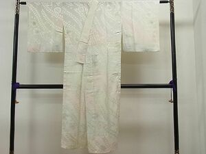 平和屋1■上質な長襦袢　無双仕立て　辻が花地紋　暈し染め　逸品　1yc3250