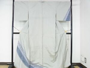 平和屋2■本場染大島紬　訪問着　吉祥花文　逸品　op8463