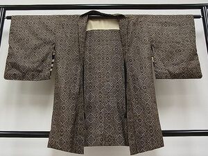 平和屋1■希少　本場大島紬　龍郷絣　羽織　逸品　1tx1450