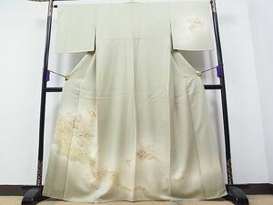 平和屋1■訪問着　総刺繍　スワトウ刺繍　蘇州刺繍　天井鳳凰草花文　逸品　1hy1038