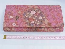 平和屋1■和装小物　和装バック　まとめて4点セット　桜　辻が花　金糸　逸品　ev2275_画像9