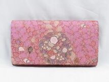 平和屋1■和装小物　和装バック　まとめて4点セット　桜　辻が花　金糸　逸品　ev2275_画像4