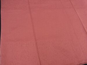 平和屋野田店■上質な色無地　草花地紋　薄紅色　さが美扱い　逸品　未使用　n-kg5666
