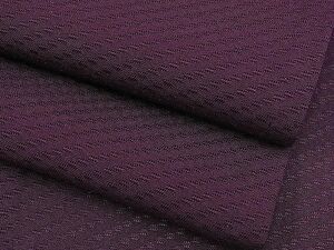 平和屋川間店■夏物　色無地　紋紗　似せ紫色　逸品　tx8125