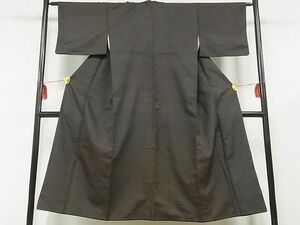 平和屋-こころ店■お召　縞　着丈142.5cm　裄丈62.5cm　正絹　逸品　B-zg8810