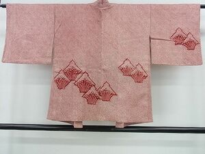 平和屋2■羽織　総絞り　風景文　逸品　mz4196