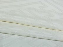 平和屋川間店■上質な長襦袢　無双仕立て　紗綾形地紋　正絹　逸品　B-ey4735_画像7
